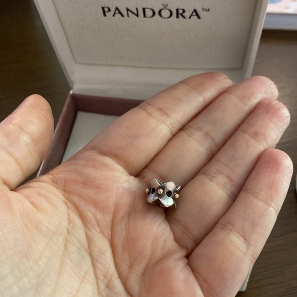 Retired Pandora two tone Spacer - Picture 2 of 2